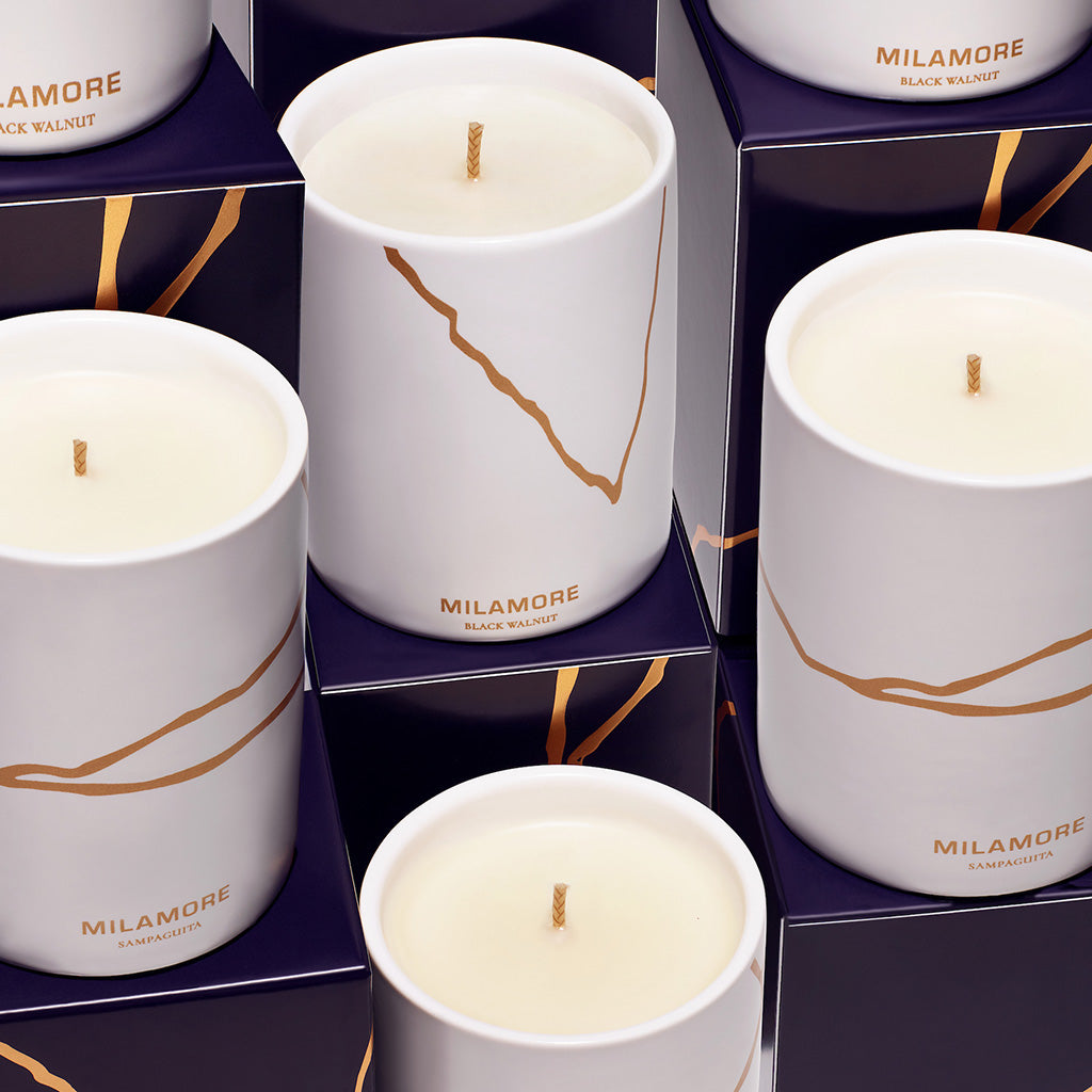 食器 candle Ceramic Bowl Candle, Citronella + Cucumber | Terrain