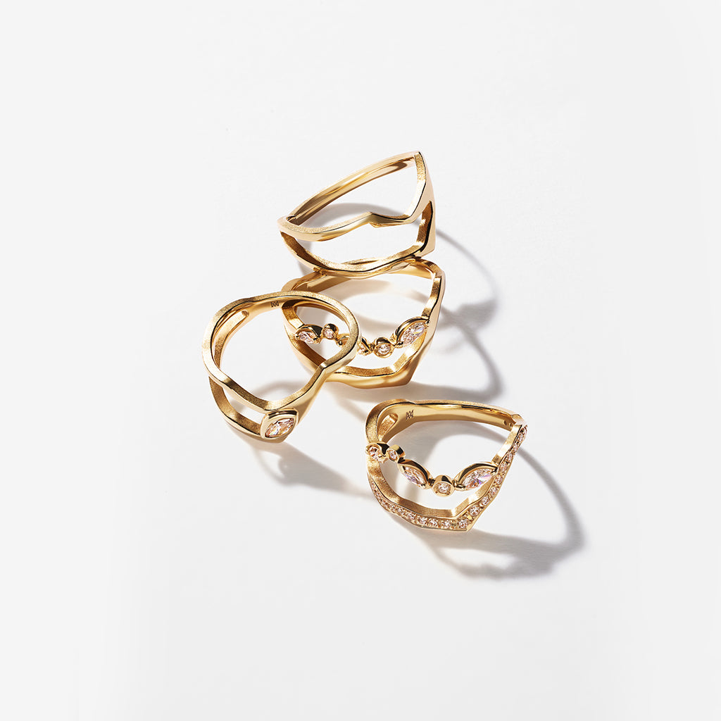 KINTSUGI Float Diamond Ring Ⅰ | MILAMORE USA