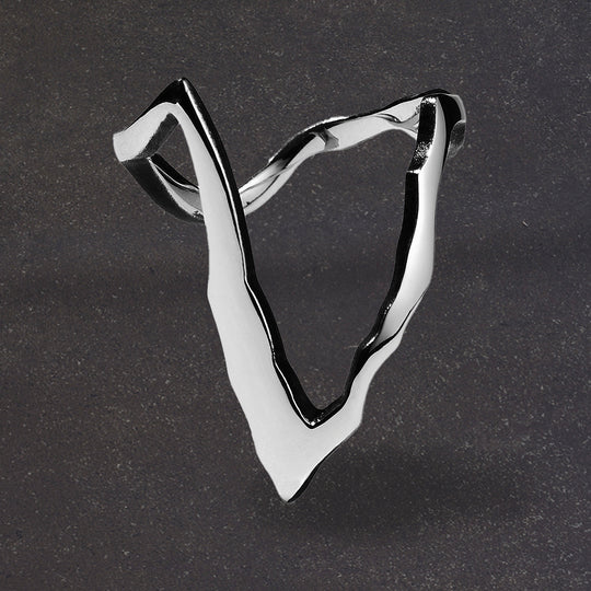 Kintsugi Platinum Noir Victoria Ring - Mens