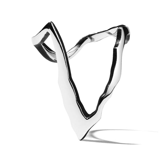 Kintsugi Platinum Noir Victoria Ring