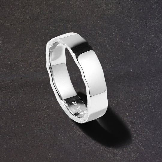 Platinum En Ring (5mm) - Mens