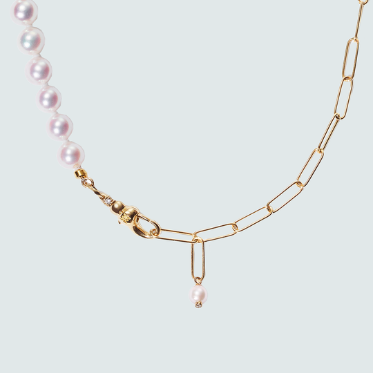 Akoya Pearl Duo Chain - Bridal