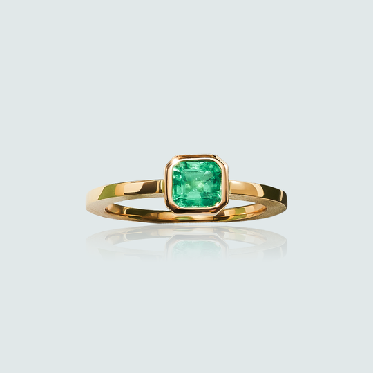 Classic Emerald Ring - Bridal