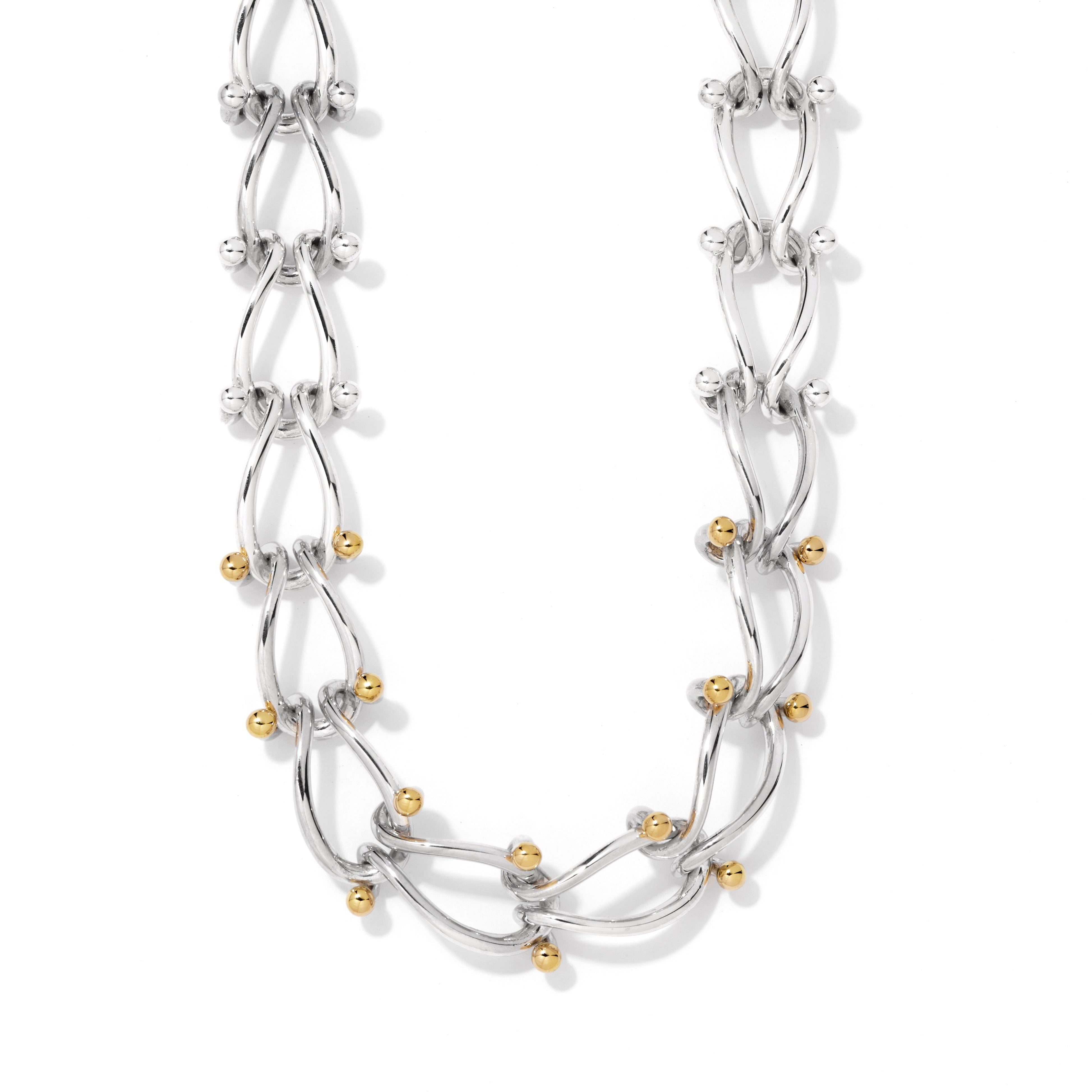 HASSOU Puzzle Duo Chain Necklace