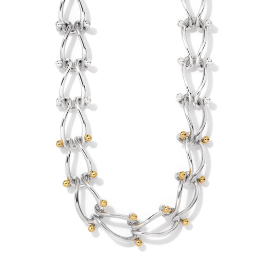 HASSOU Puzzle Duo Chain Necklace