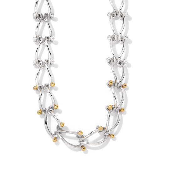 HASSOU Puzzle Duo Chain Jr. Necklace