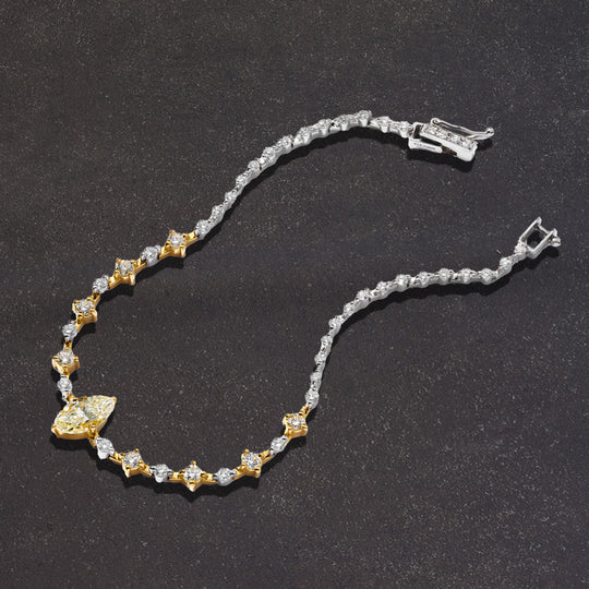 Galaxy Diamond Tennis Bracelet - Mens