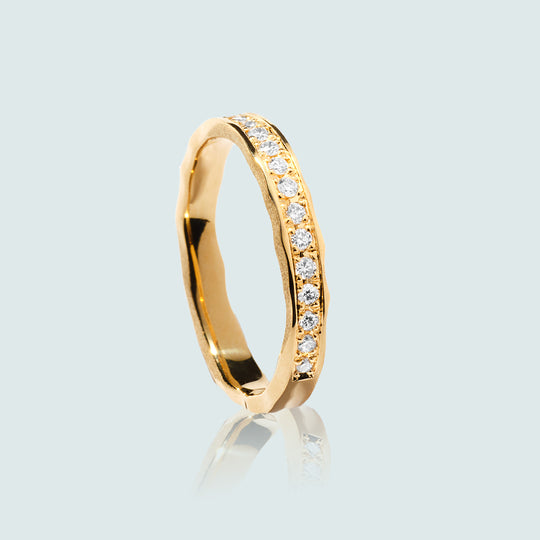 En Pave Band (3mm)- Bridal