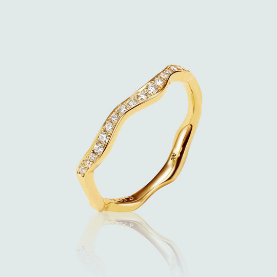 Kintsugi Pave Vine Band - Bridal