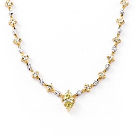 Galaxy Diamond Tennis Necklace