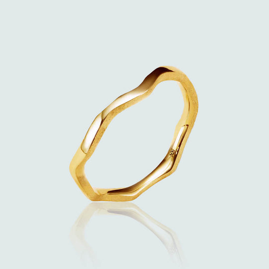 Kintsugi Vine Band - Bridal