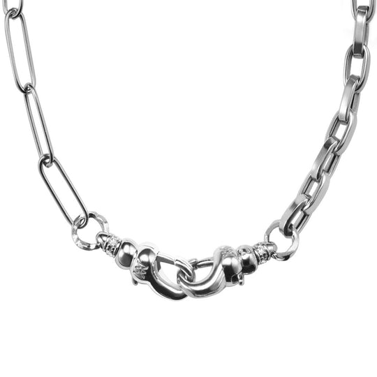 MonoChrome Duo Chain II 62cm (18K White Gold)