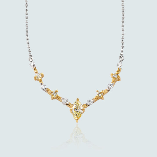 Galaxy Diamond Necklace - Bridal