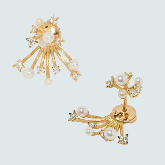 Hanabi Spark Ear Jackets - Bridal