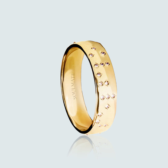 Diamond Braille 'SOULMATE' Ring - Bridal