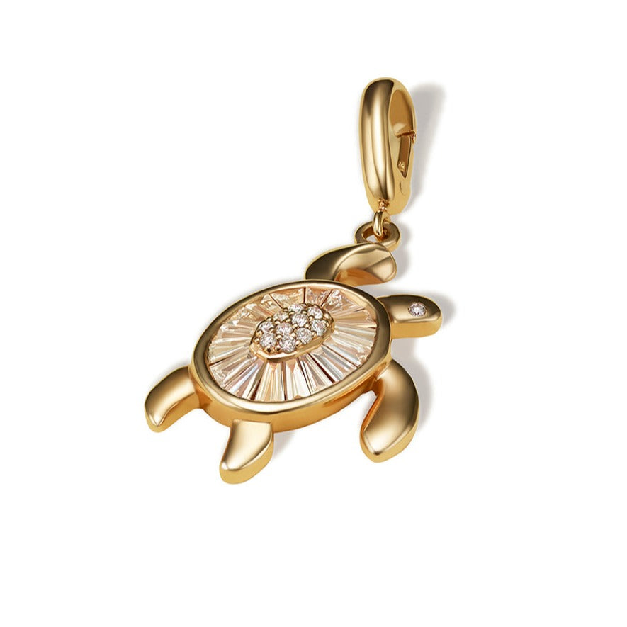 The Maldives Diamond Turtle Charm